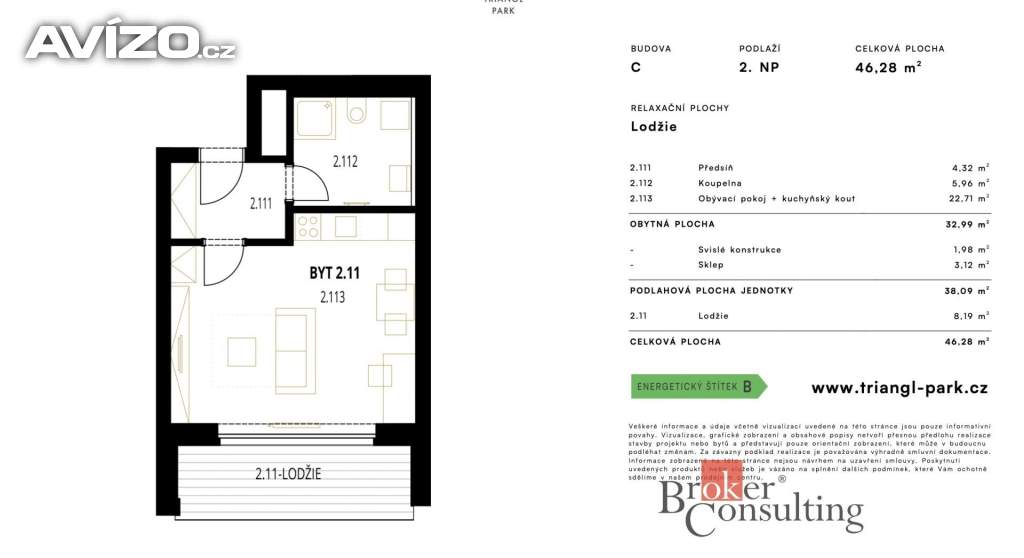 Foto inzerátu Prodej bytu 1+kk 46 m², Plzeň