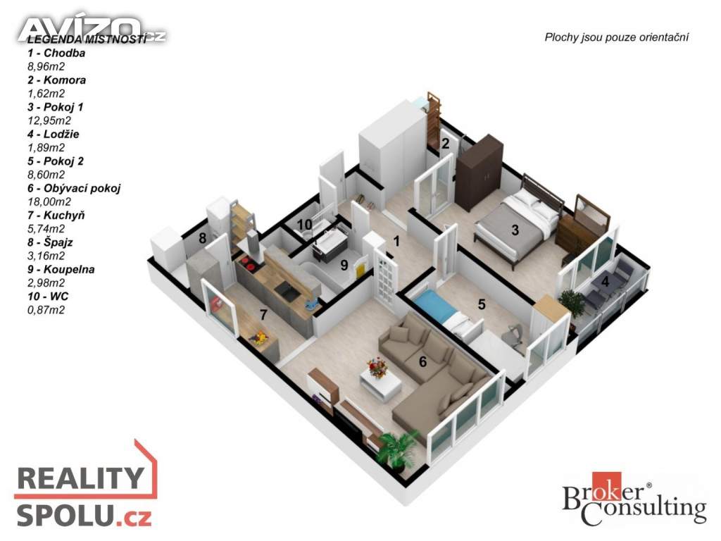 Foto inzerátu Prodej bytu 3+kk 67 m², Praha