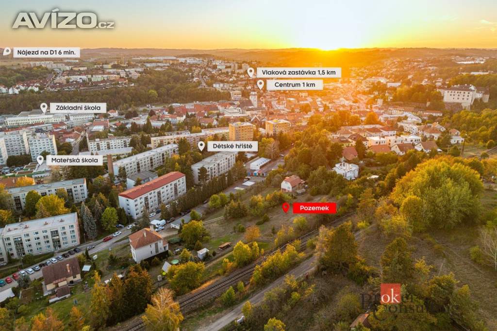 Foto inzerátu Prodej stavebního pozemku 2 190 m², Velké Meziříčí
