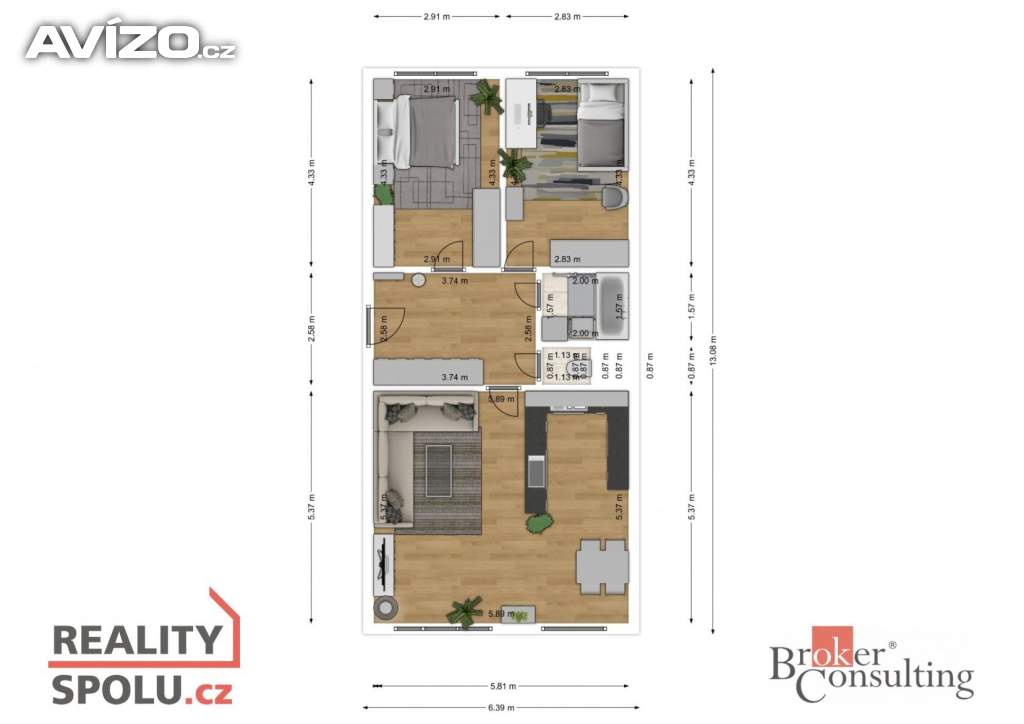 Foto inzerátu Pronájem bytu 3+kk 76 m², Mladá Boleslav