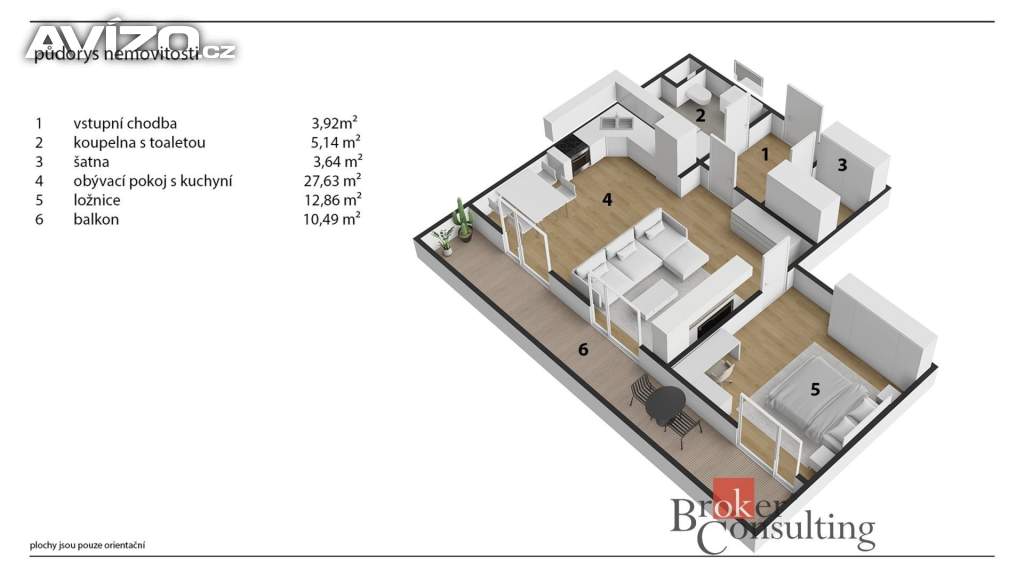 Foto inzerátu Prodej bytu 2+kk 56 m², Poděbrady