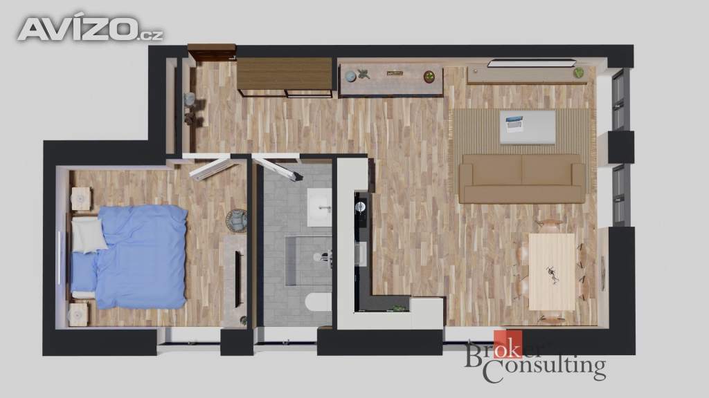 Foto inzerátu Prodej bytu 2+kk 47 m², Ostrava
