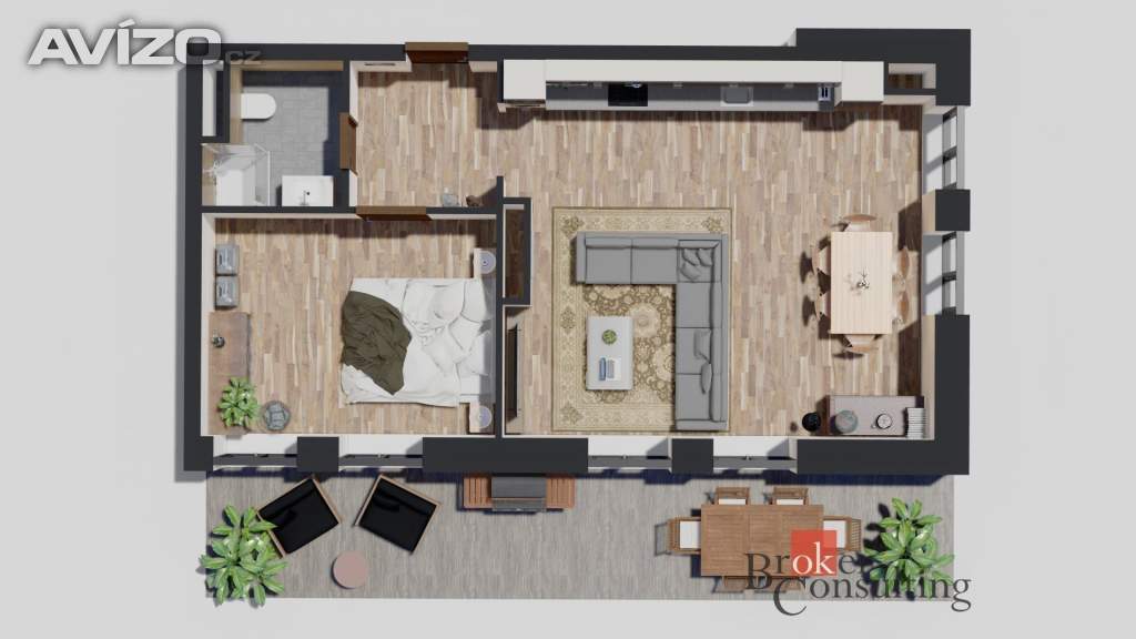 Foto inzerátu Prodej bytu 2+kk 54 m², Ostrava