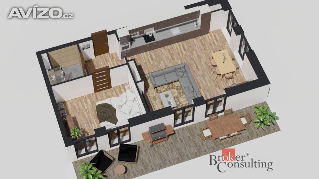 Foto inzerátu Prodej bytu 2+kk 54 m², Ostrava