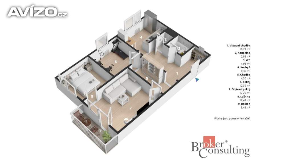 Foto inzerátu Prodej bytu 3+1 68 m², Náchod