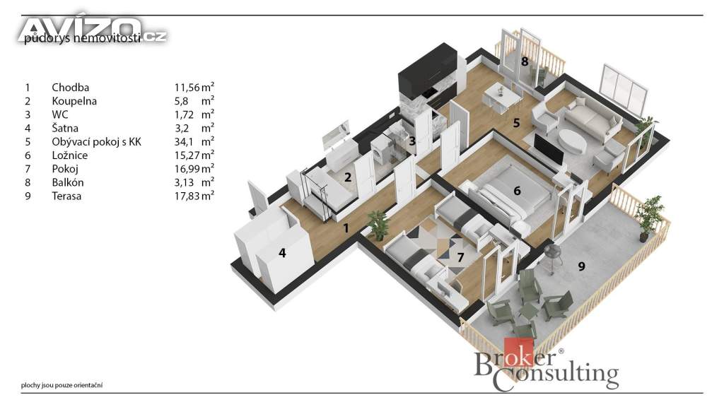 Foto inzerátu Prodej bytu 3+kk 92 m², Pardubice