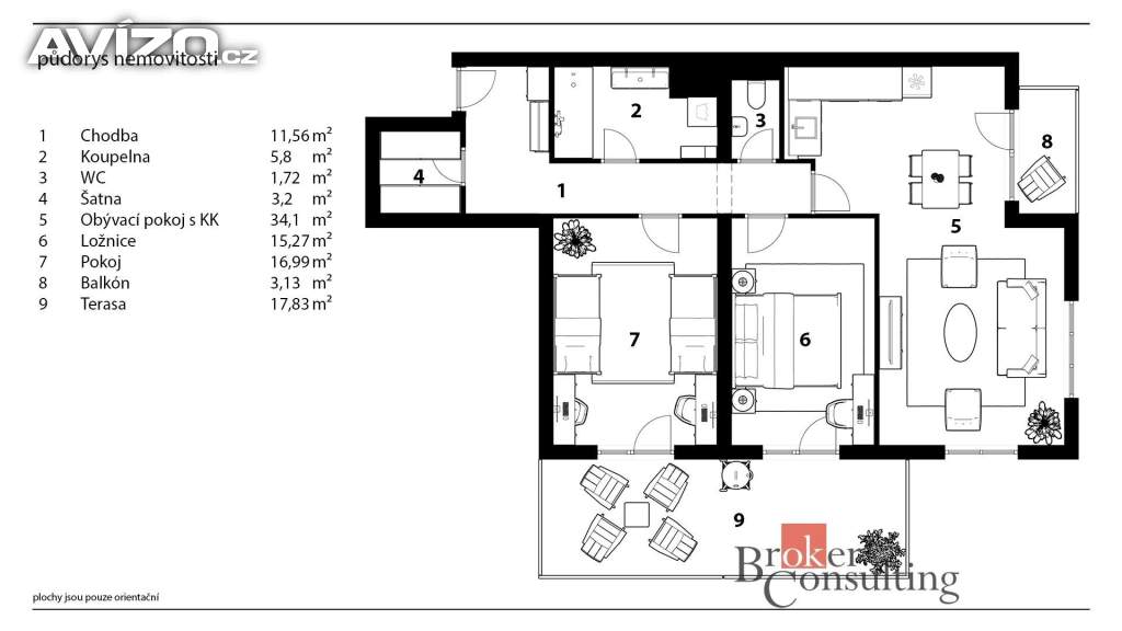 Foto inzerátu Prodej bytu 3+kk 92 m², Pardubice