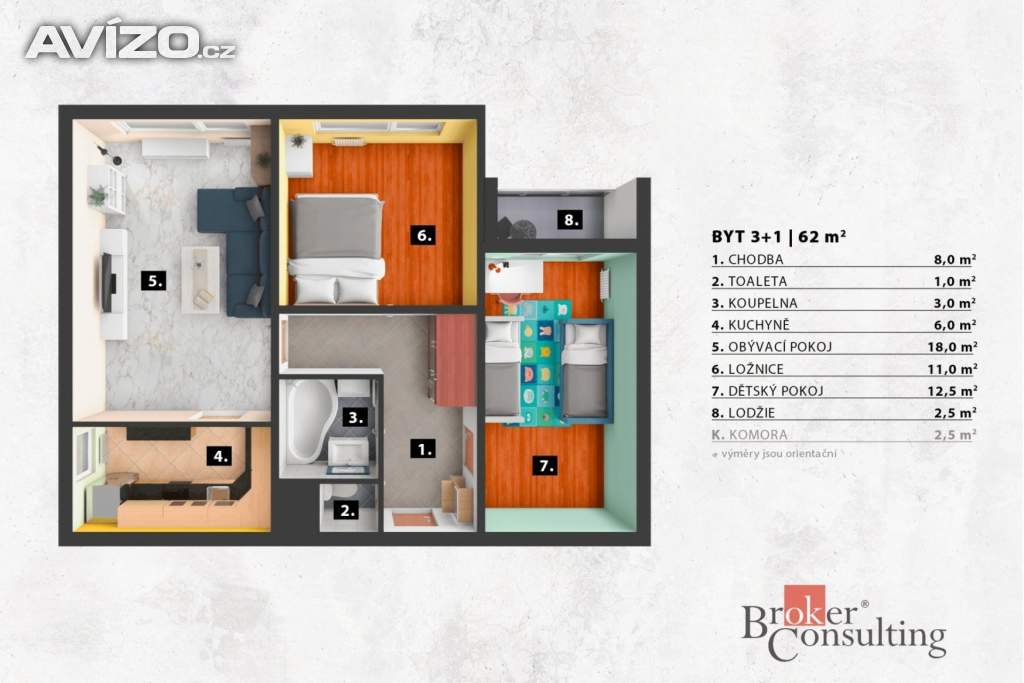 Foto inzerátu Prodej bytu 3+1 62 m², Praha