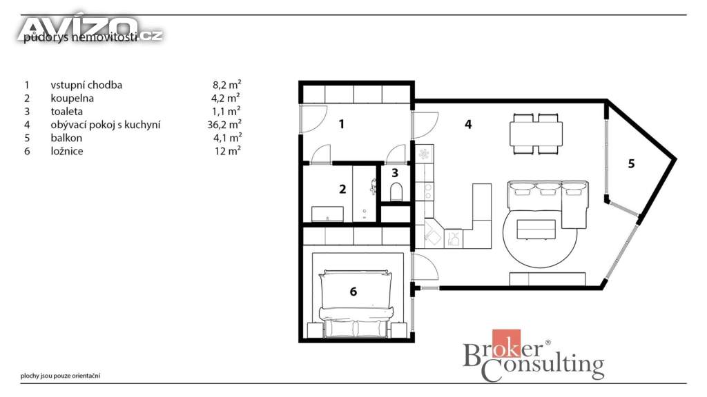 Foto inzerátu Pronájem bytu 2+kk 62 m², Hradec Králové