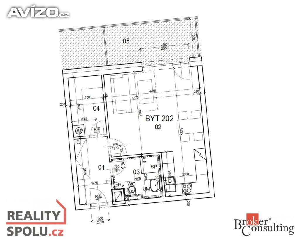 Foto inzerátu Pronájem bytu 1+kk 56 m², Brno