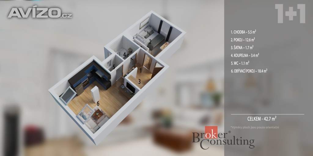 Foto inzerátu Prodej bytu 2+kk 45 m², Brno