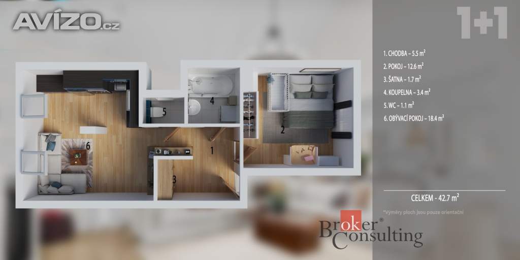 Foto inzerátu Prodej bytu 2+kk 45 m², Brno