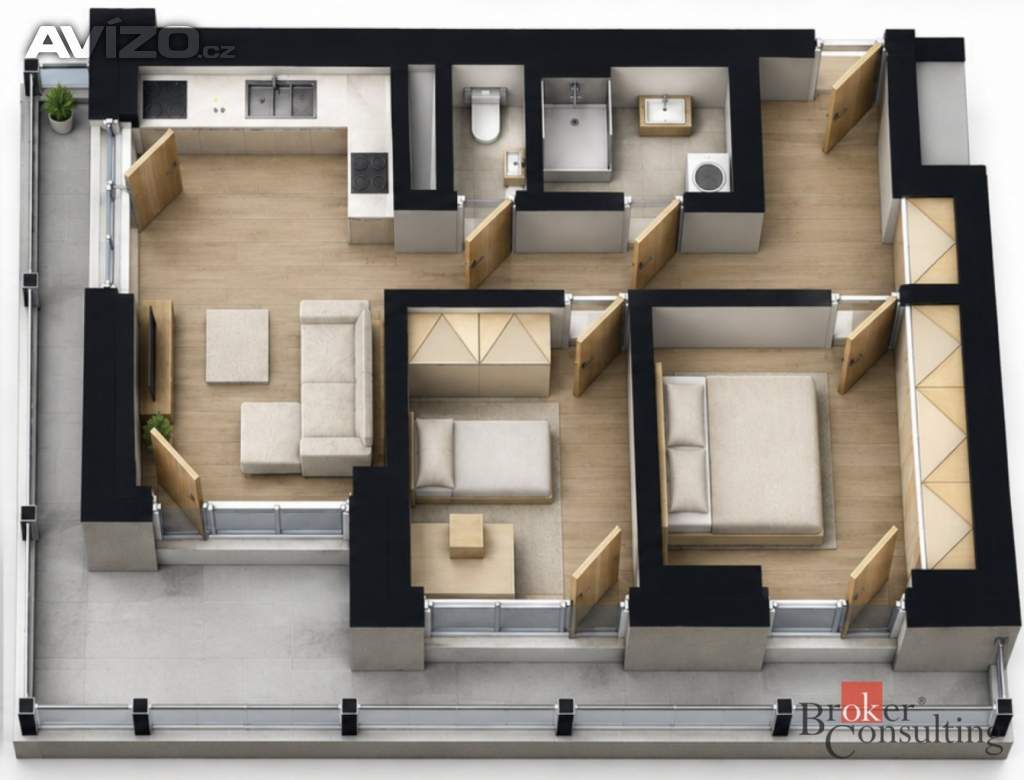 Foto inzerátu Prodej bytu 3+kk 80 m², Plzeň