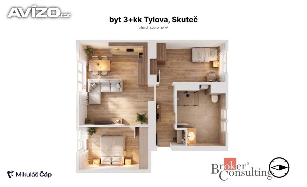 Foto inzerátu Prodej bytu 3+kk 67 m², Skuteč