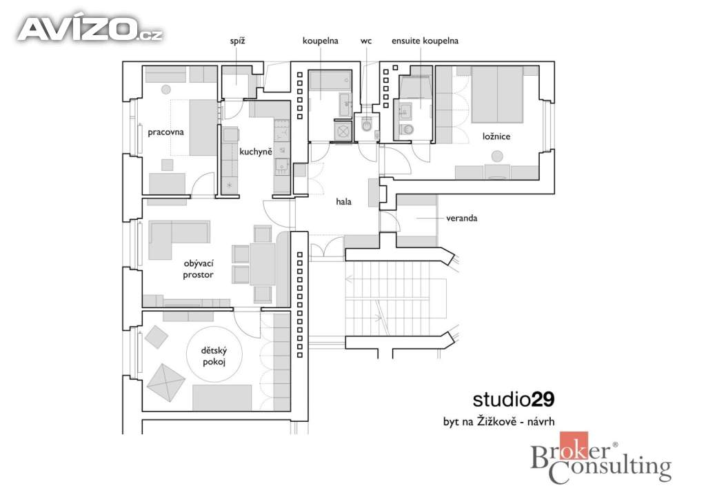 Foto inzerátu Pronájem bytu 4+kk 105 m², Praha