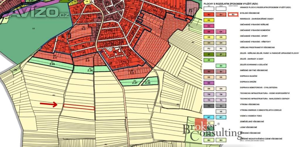 Foto inzerátu Prodej pole 5 707 m², Tlučná