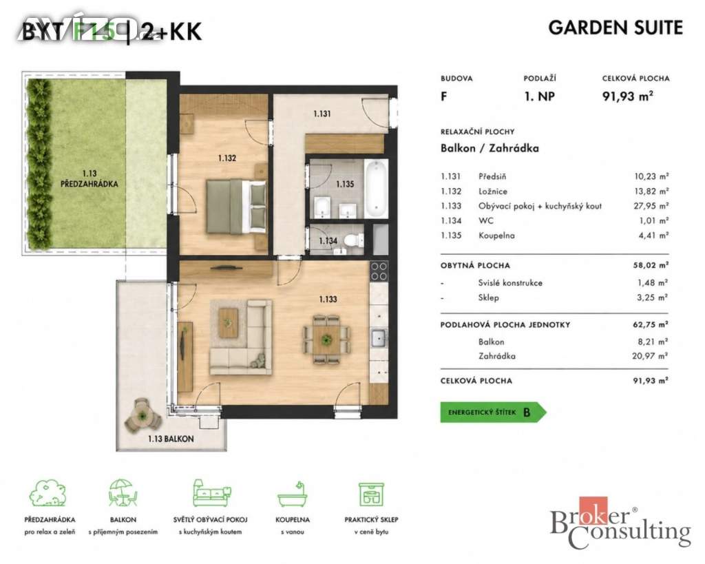 Foto inzerátu Pronájem bytu 2+kk 58 m², Plzeň