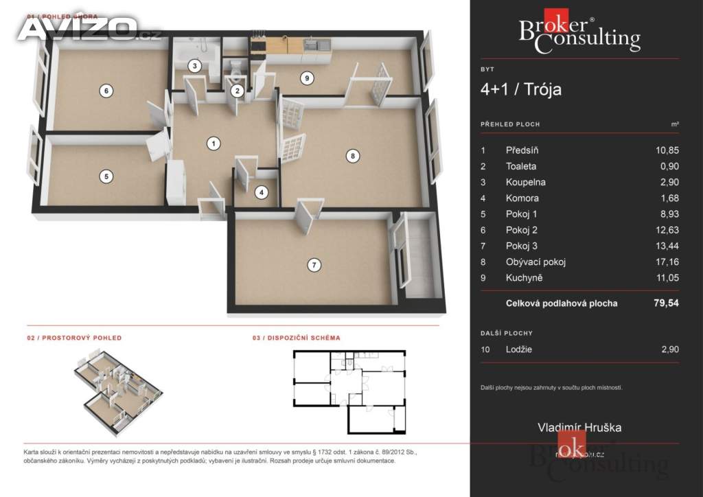 Foto inzerátu Prodej bytu 4+1 79 m², Praha