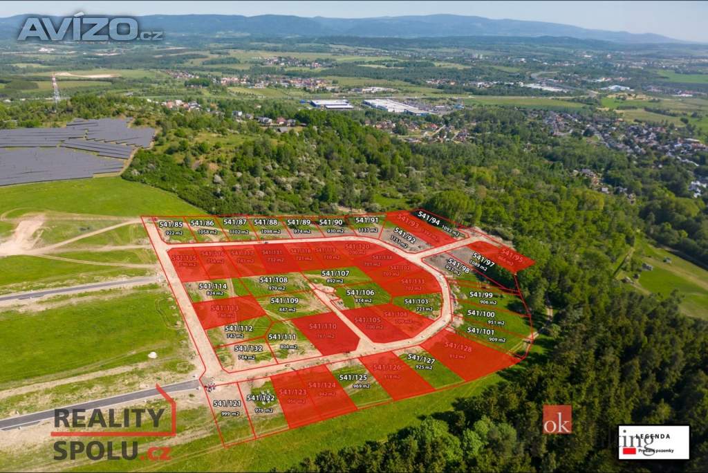 Prodej pozemky pro bydlení, 709 m2 - Hory