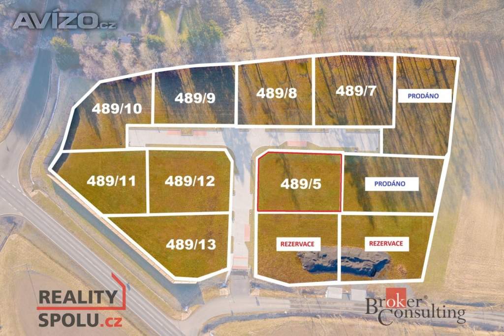 Prodej pozemky pro bydlení, 939 m2 - Kamenný Újezd