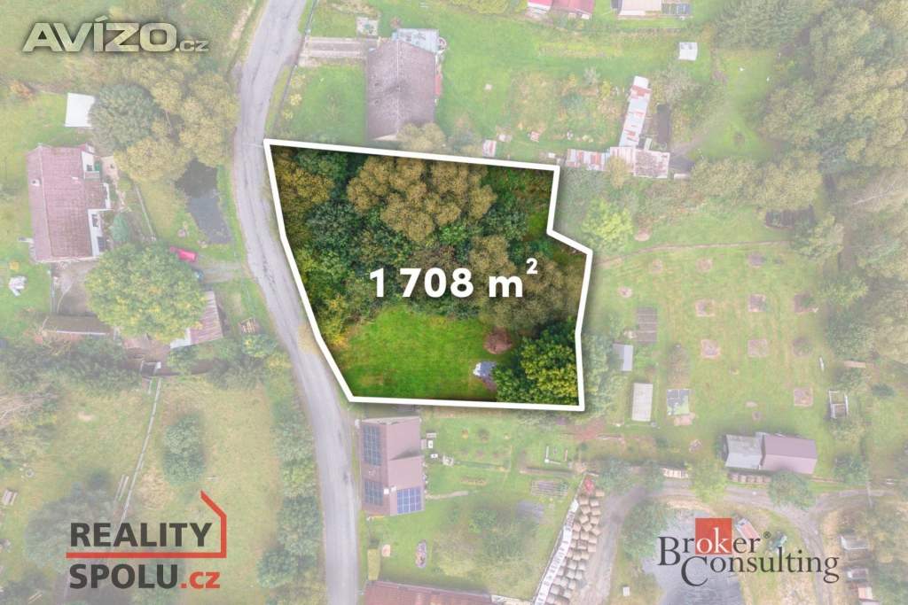 Prodej pozemky pro bydlení, 1 708 m2 - Bělá nad Radbuzou - Smolov