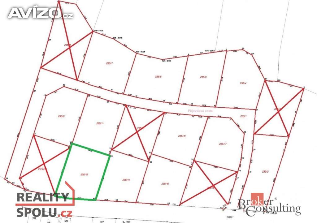 Prodej pozemky pro bydlení, 878 m2 - Hlubočec