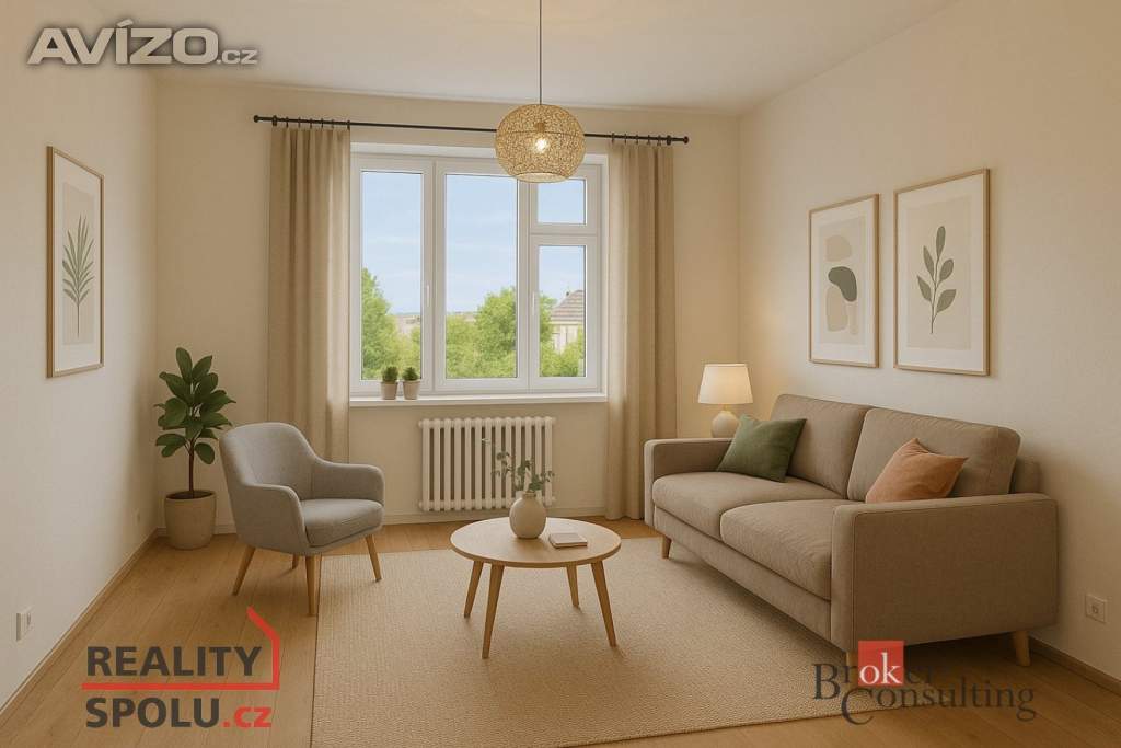 Pronájem byty 2+kk, 50 m2 - Praha - Břevnov