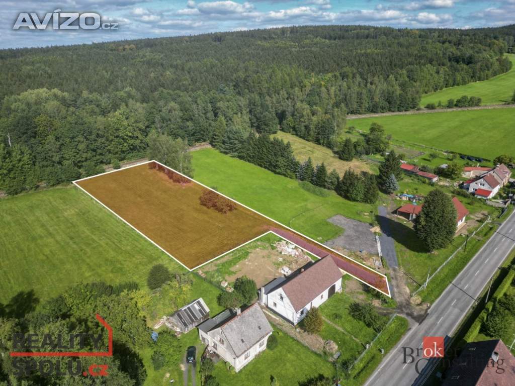 Prodej pozemky pro bydlení, 3 393 m2 - Nové Město pod Smrkem