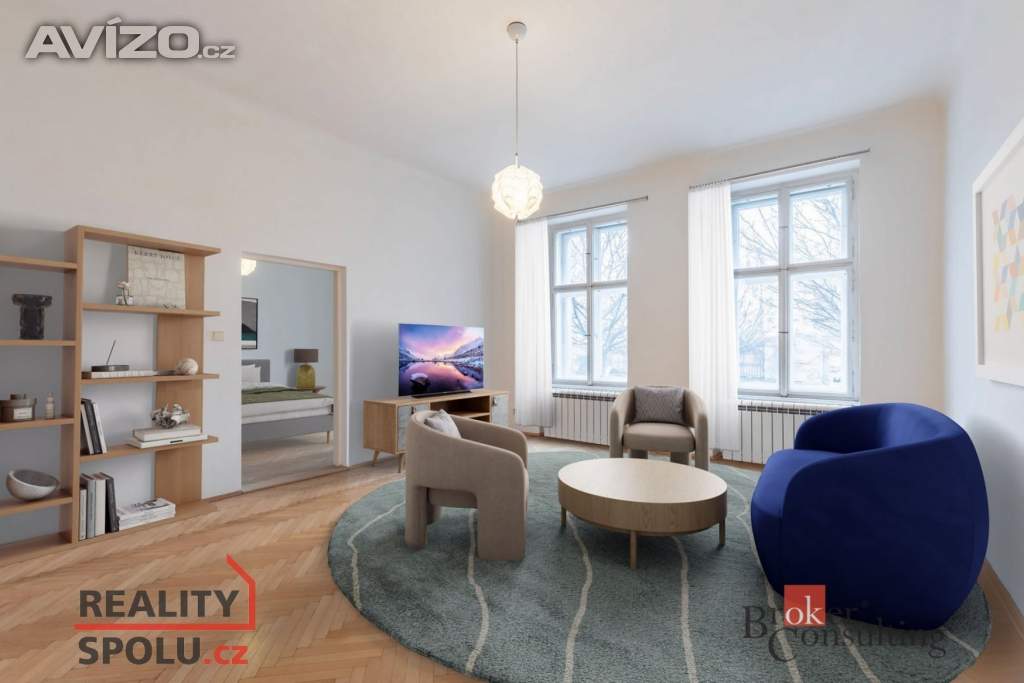 Prodej byty 2+1, 75 m2 - Brno - Veveří