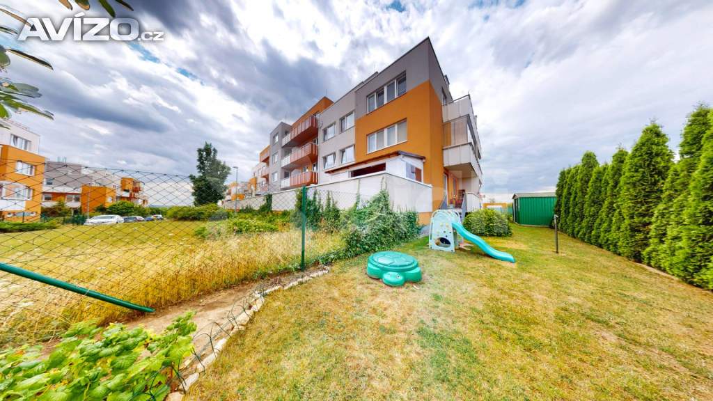 Prodej bytové jednotky 52 m², se zahradou, terasou, lodžií, garážovým stáním