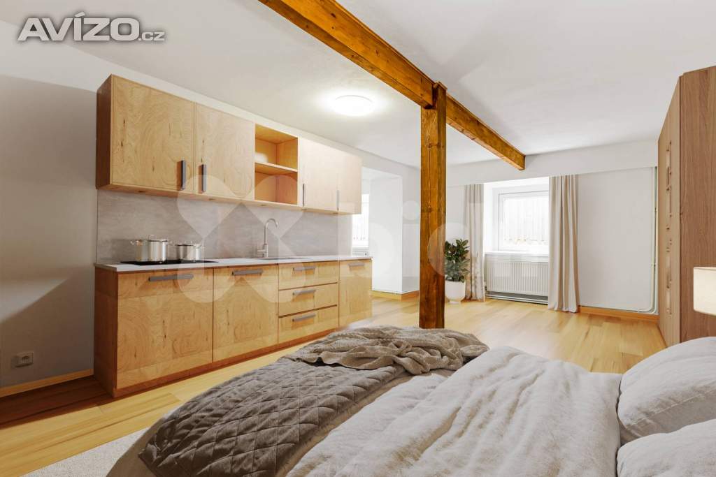 Prodej apartmánu 2+kk, 43 m2, Rejštejn na Šumavě