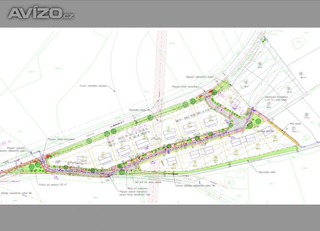 Developerský projekt s vydaným stavebním povolením