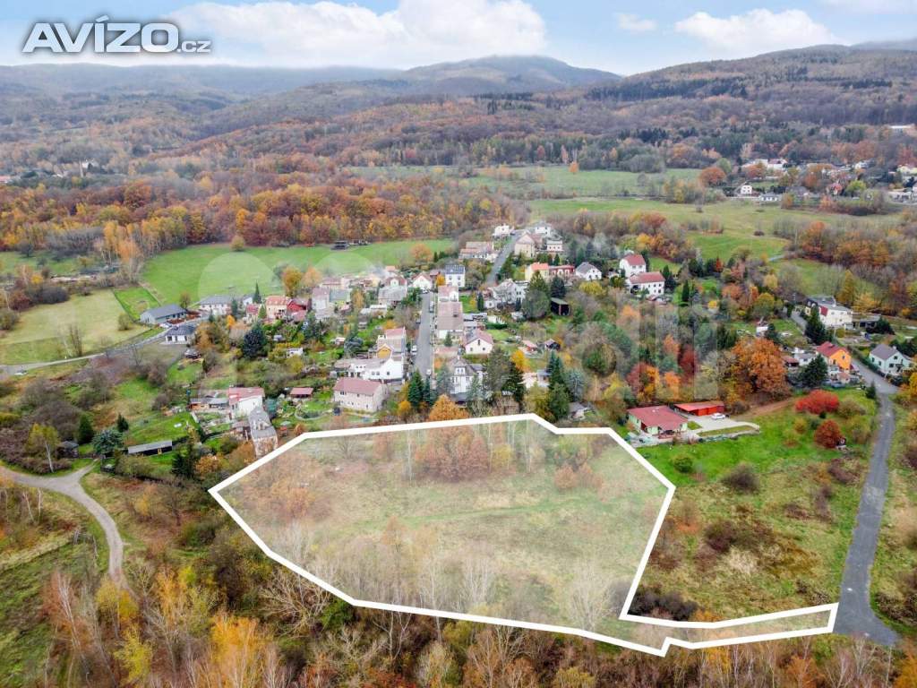 Prodej stavebního pozemku o výměře 6468 m2,  Košťany - Střelná, okr. Teplice