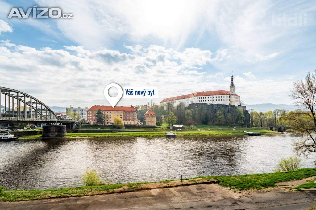 Pronájem bytu 3+1/L 86 m2, Smetanovo nábřeží, Děčín