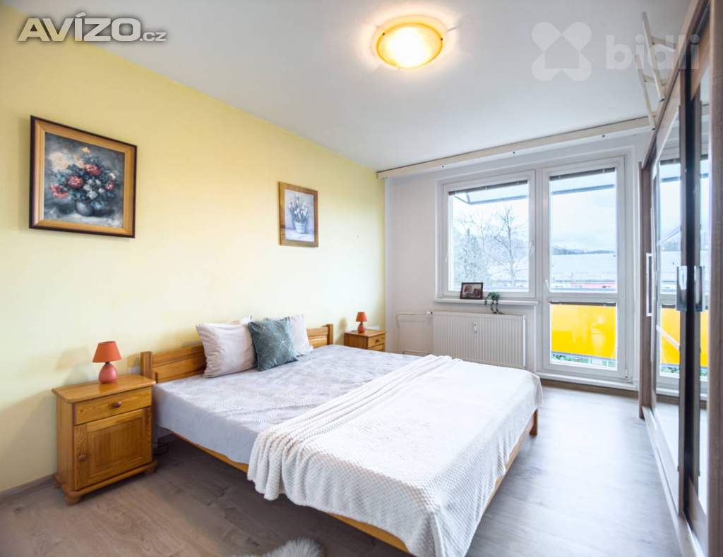 Prodej bytu 2+1 se dvěma balkóny, Jeseník.