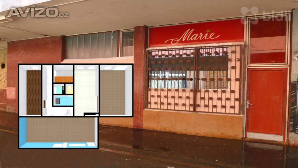 Prodej obchodního prostoru, 100m2, Chomutov, ul. Písečná