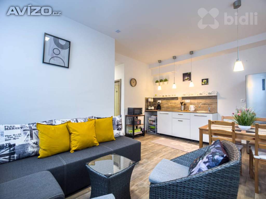 Prodej apartmánu se zahradou, 2+kk Jeseník.