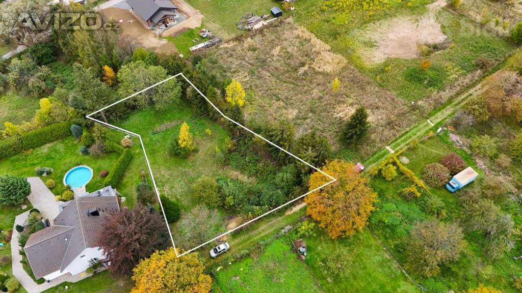 Prodej stavebního pozemku 1420 m2, Domašov u Šternberka, okres Olomouc