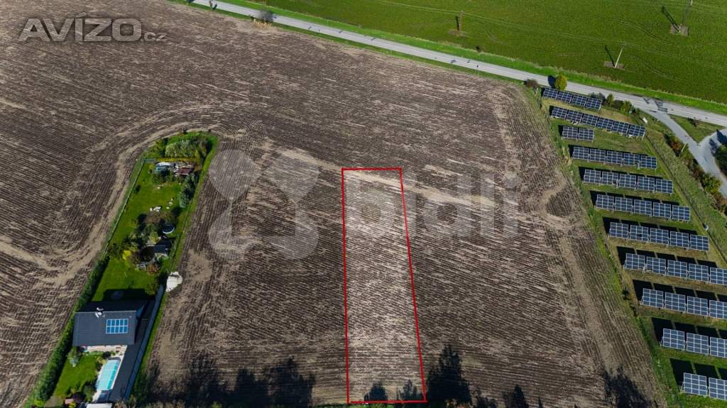 Prodej stavebního pozemku 1000 m2, Mostkovice, okres Prostějov