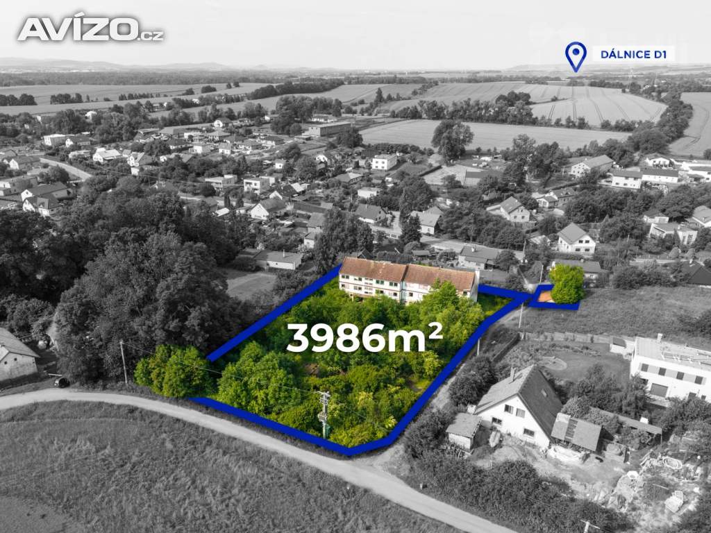 Prodej stavebního pozemku, 3986 m², Jistebník