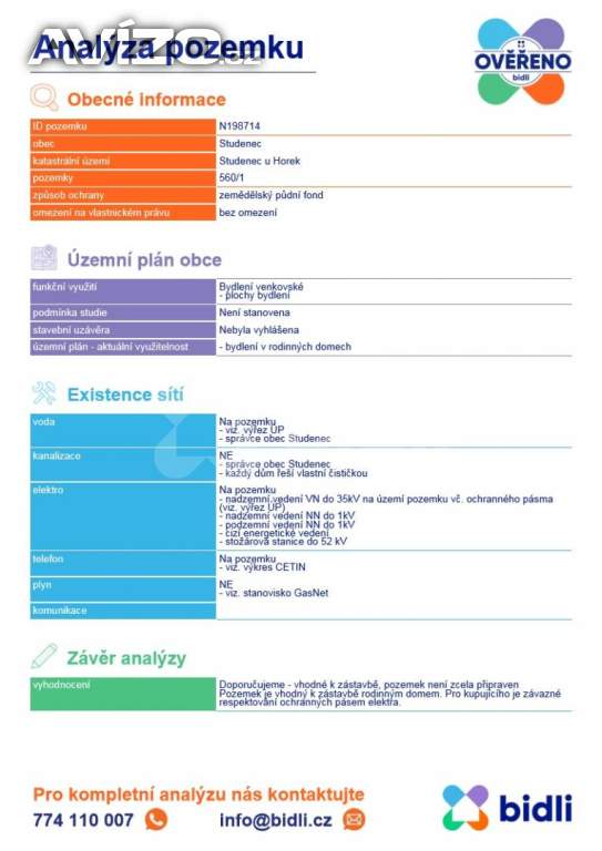 Foto inzerátu Prodej pozemku pro výstavbu rodinného domu 1614m2 v Krkonoších