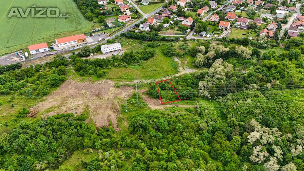 Prodej stavebního pozemku 820 m2, Chvatěruby u Kralup nad Vltavou
