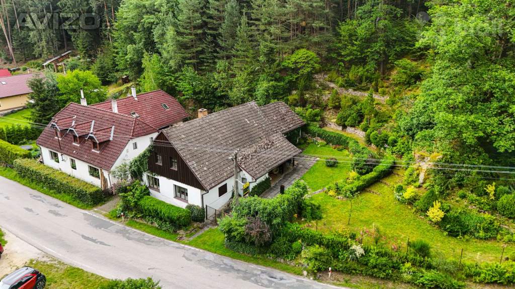 Prodej chalupy 3+1,  Údolí - Nové Hrady, 180 m2, pozemek 2002 m2
