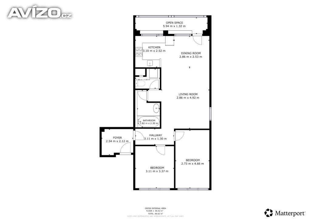 Foto inzerátu Prodej, byt, 3+KK s lodžií, Jenišovská, Bílina