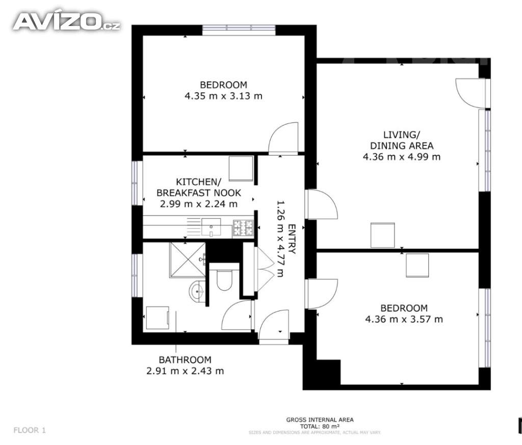 Foto inzerátu Prodej bytu 3+1/L, 75 m2, zahrada, parkování, Nučice, okr. Praha - západ