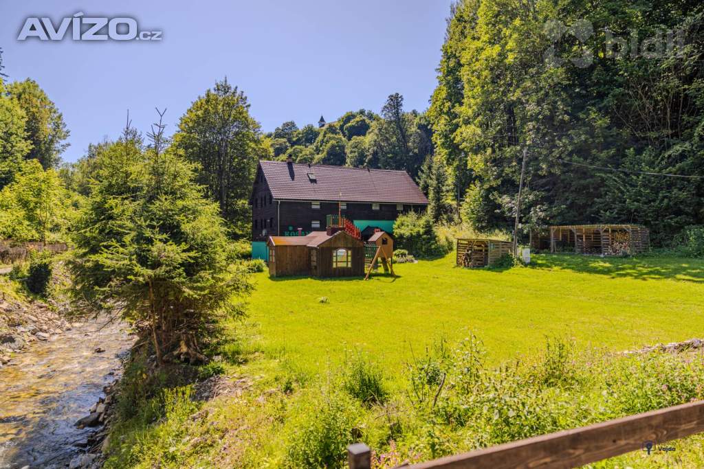 Prodej pensionu 513m2, pozemek 1681m2, Branná