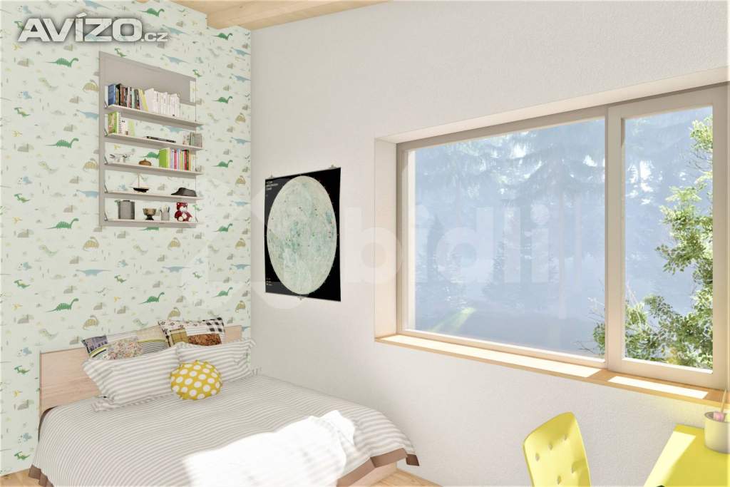 Foto inzerátu Řadový RD S 04, 4+1, 165 m2, garáž, 256 m2 zahrada, projekt Sedmdomů, Kladno