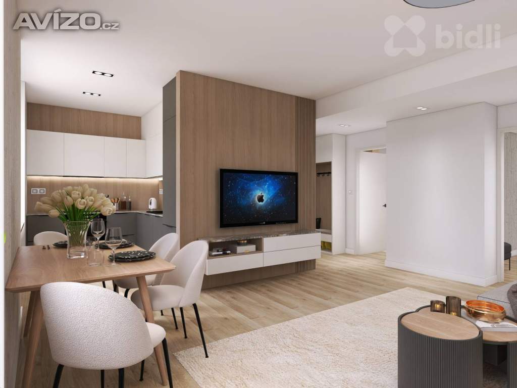 Prodej bytu, 3+kk, Praha 9 Hloubětín, 69 m2, OV