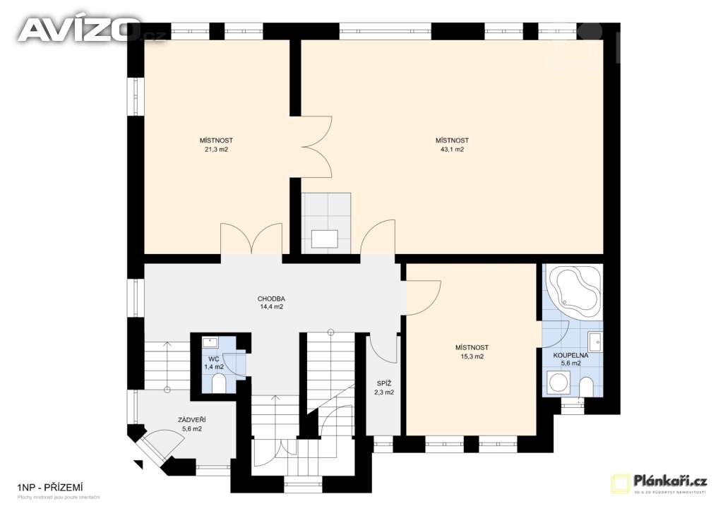 Foto inzerátu Pronájem rodinného domu, 5+kk, 242m2, pozemek 365 m2, Rooseveltova, Kladno