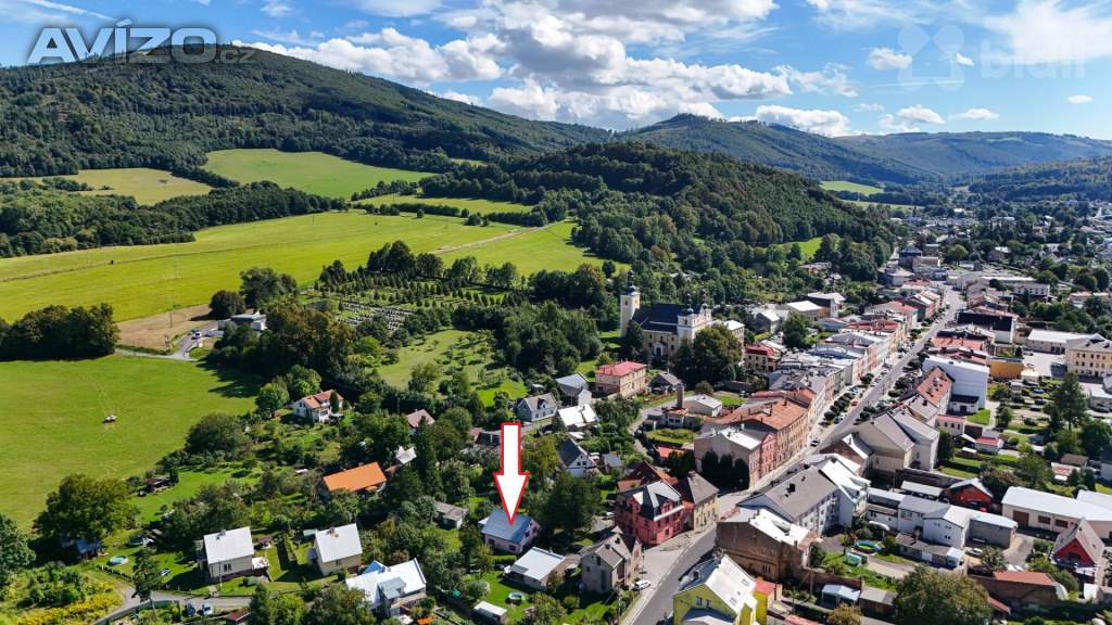 Foto inzerátu Prodej dům 5+1 Zlaté Hory, zahrada, garáž, chatka.